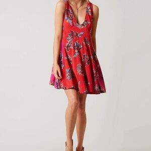 Free People Cherry Combo Dress